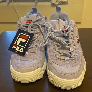 Women’s Lavender Filas. Brand new. Tags in tact. Size 7